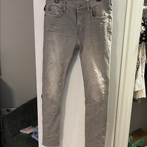 All saints charcoal jeans